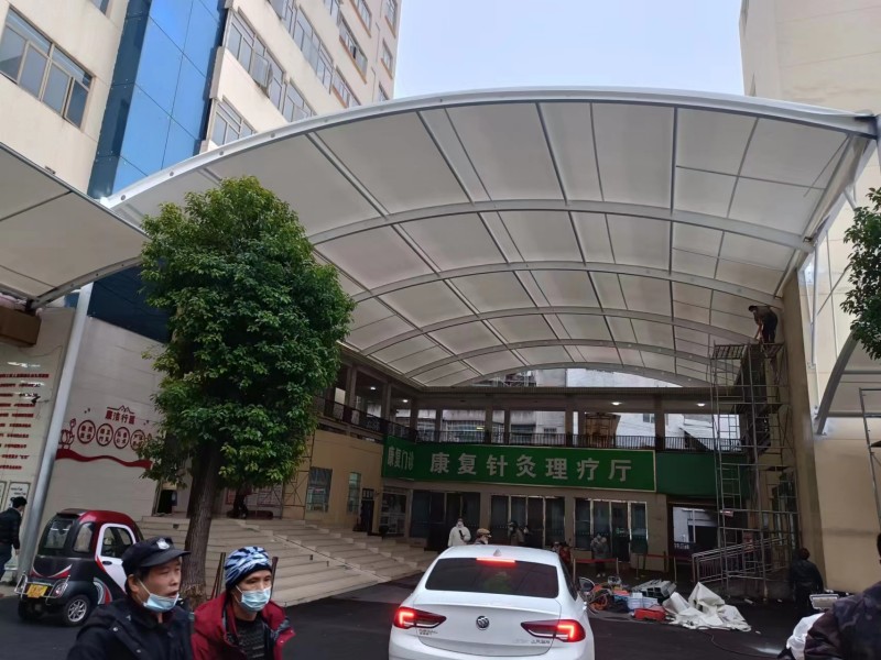 2026岱山县推拉棚膜结构一体化厂家，厂区、园区停车棚工程承接-1